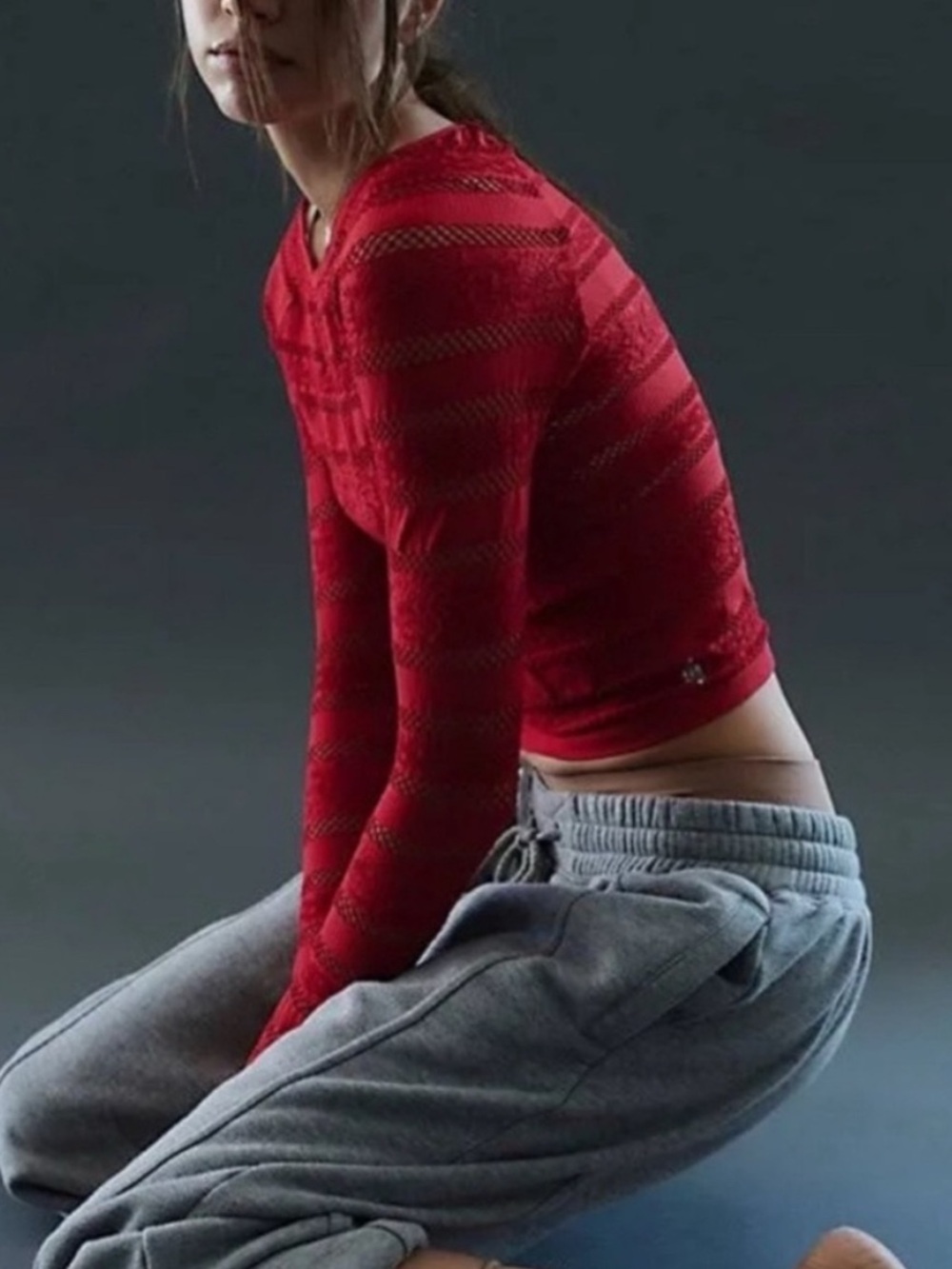 FREE PEOPLE Take Me On Layer in Winterberry Sz M/L NWOT $78